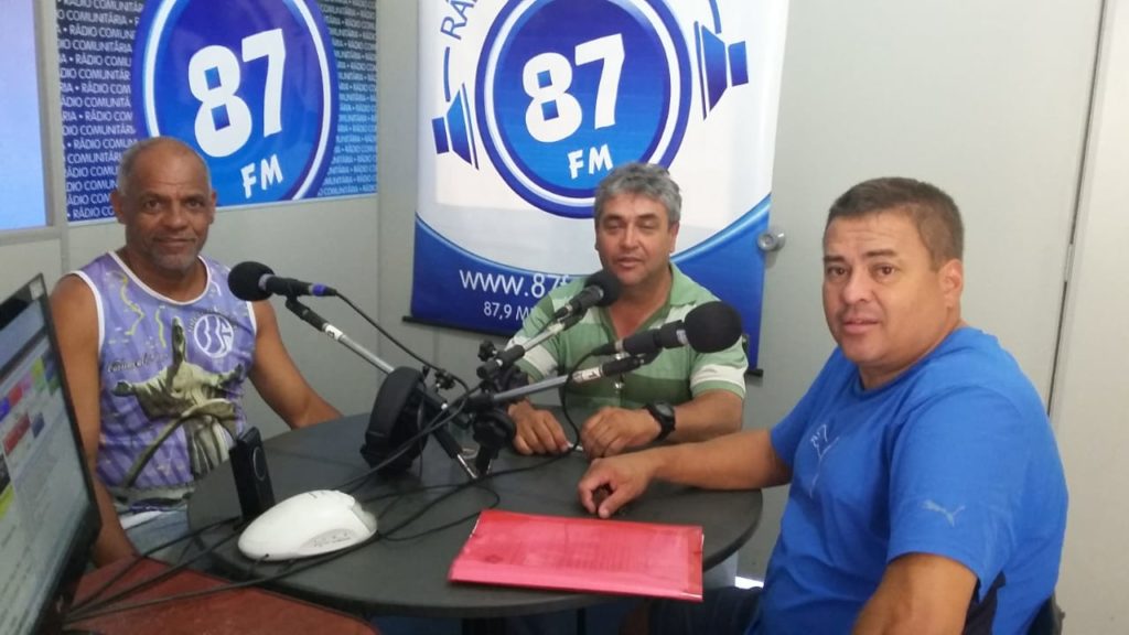 Pedro Luiz, Donacio Silva e Sergio Borges